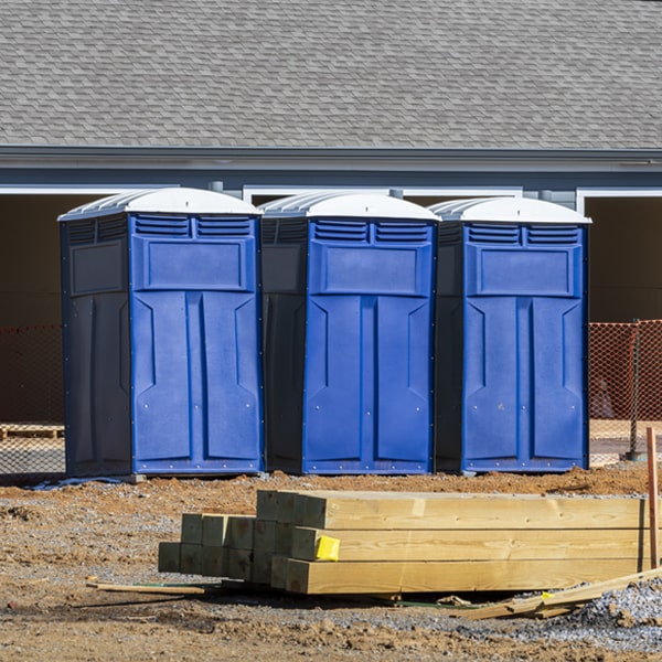 are there any restrictions on what items can be disposed of in the portable toilets in Humboldt Hill CA